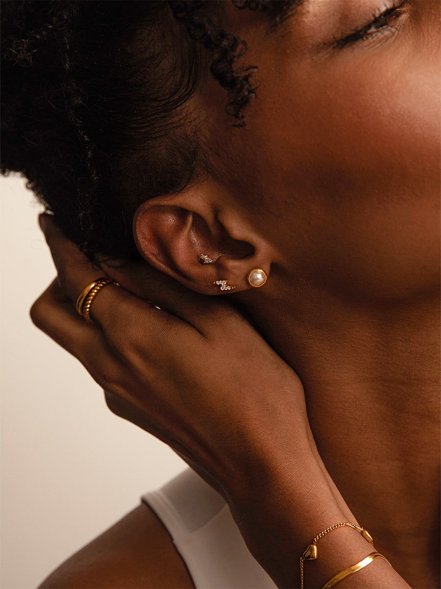 Triple Marquise Leaf Titan Piercing