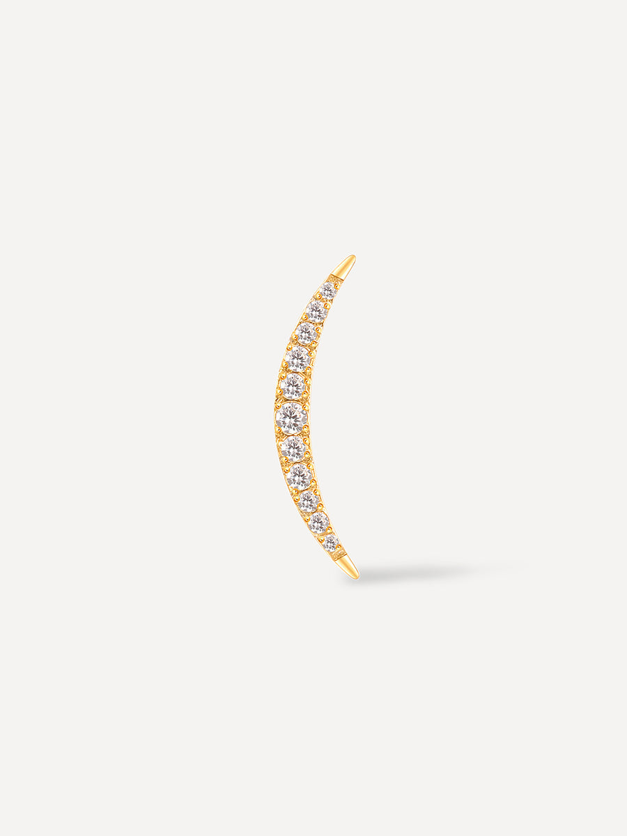 Crescent Moon Titan Piercing