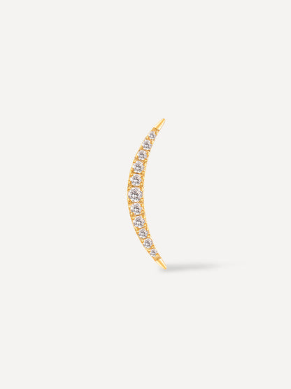 Crescent Moon Titan Piercing