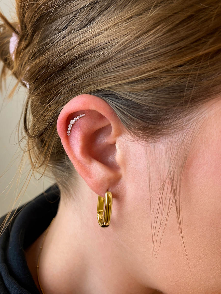 Sparkling Curves Titan Piercing