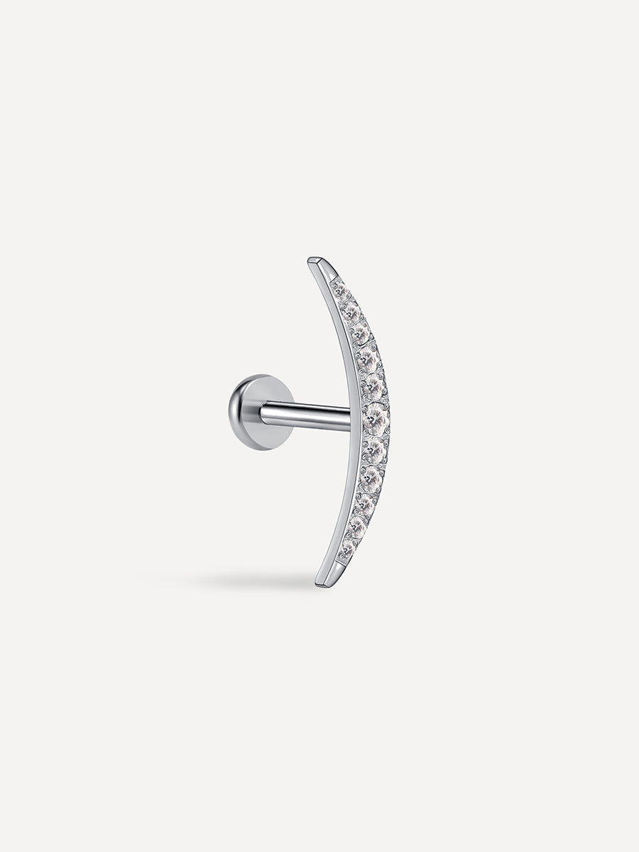Crescent Moon Titan Piercing