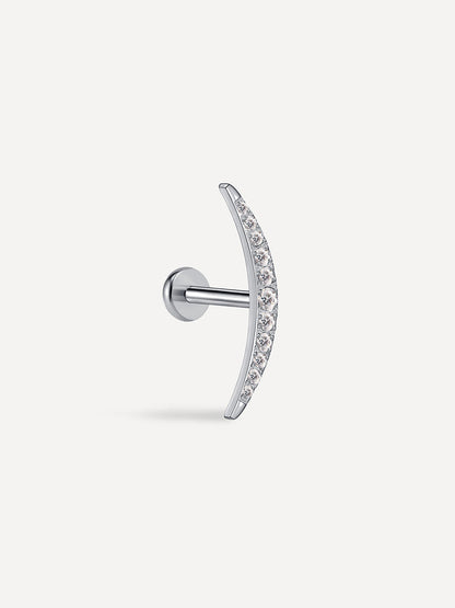 Crescent Moon Titan Piercing