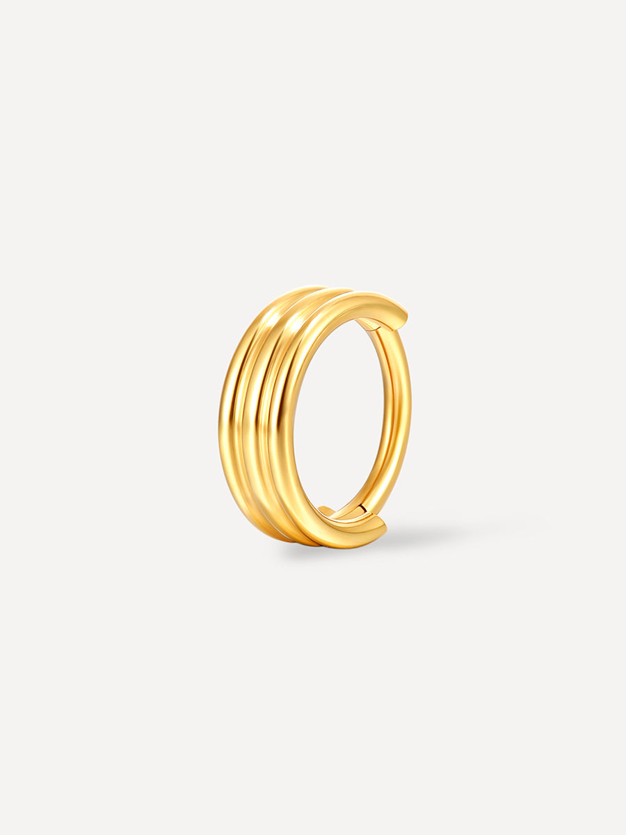Eternity Plain Triple Hoop Titan Piercing