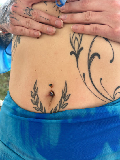 Dreamy Glow Dark Titan Bauchnabelpiercing