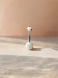 Stellar Whisper White Titan Bauchnabelpiercing