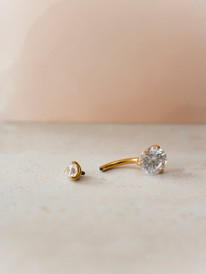 Pure Stardust Titan Bauchnabelpiercing