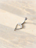 Gleaming Spark Titan Bauchnabelpiercing