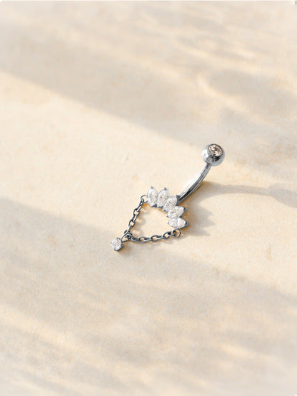 Gleaming Spark Titan Bauchnabelpiercing