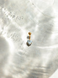 Diamond Heart Bauchnabelpiercing