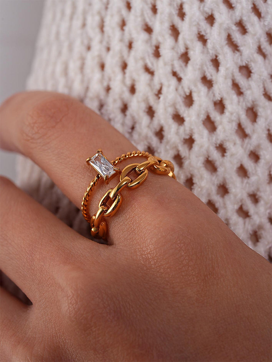 Pure Precious Twist Ring