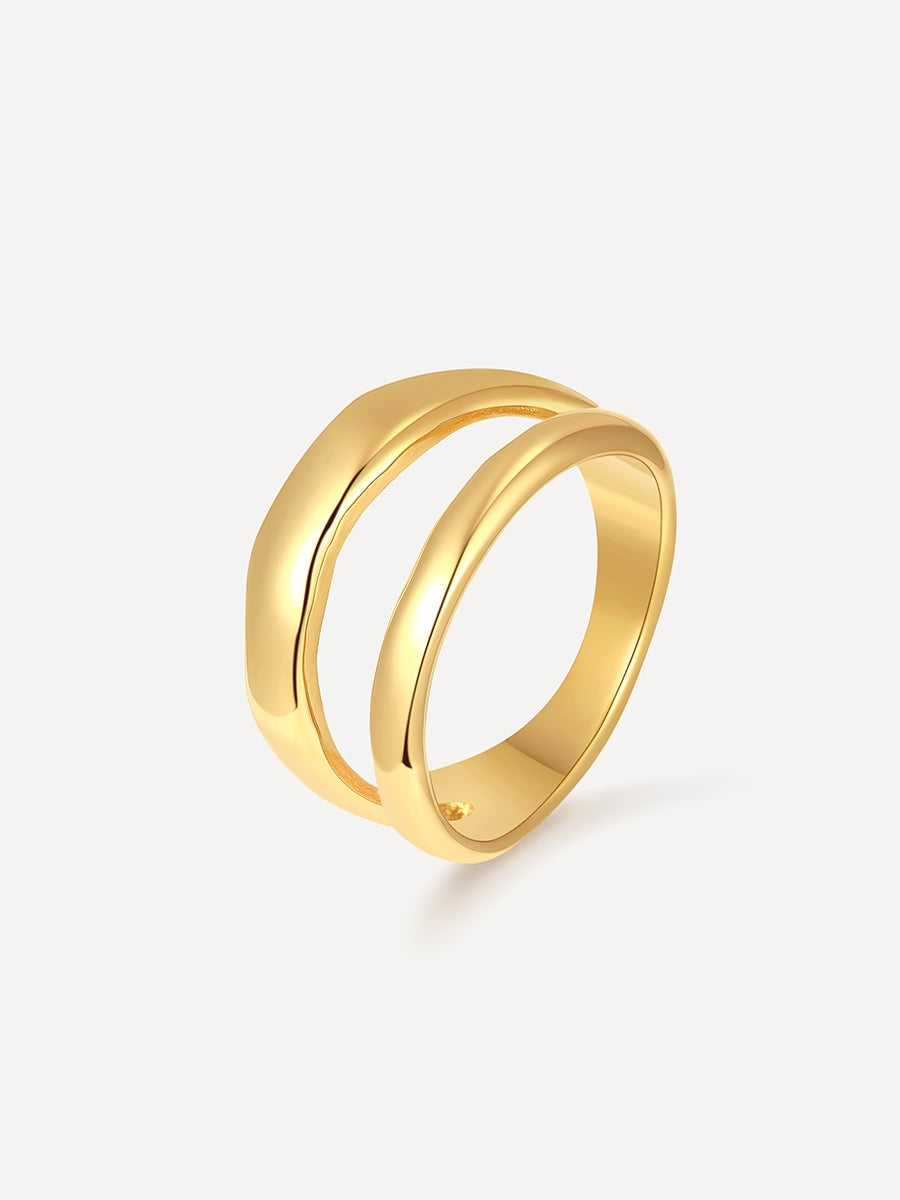 Metal Waves Ring