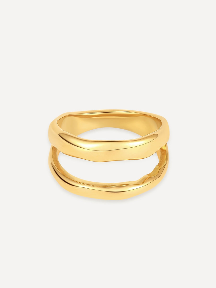 Metal Waves Ring