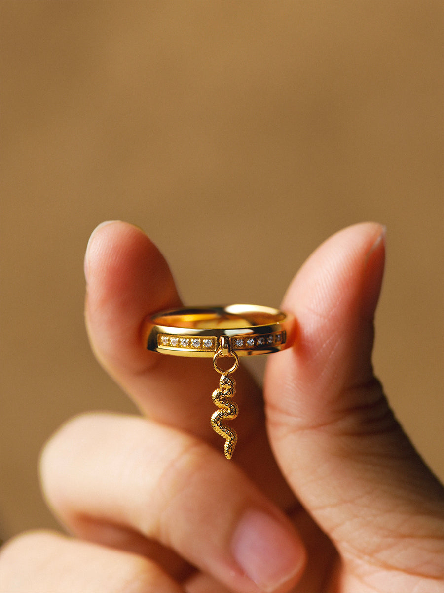 Modern Snake Ring