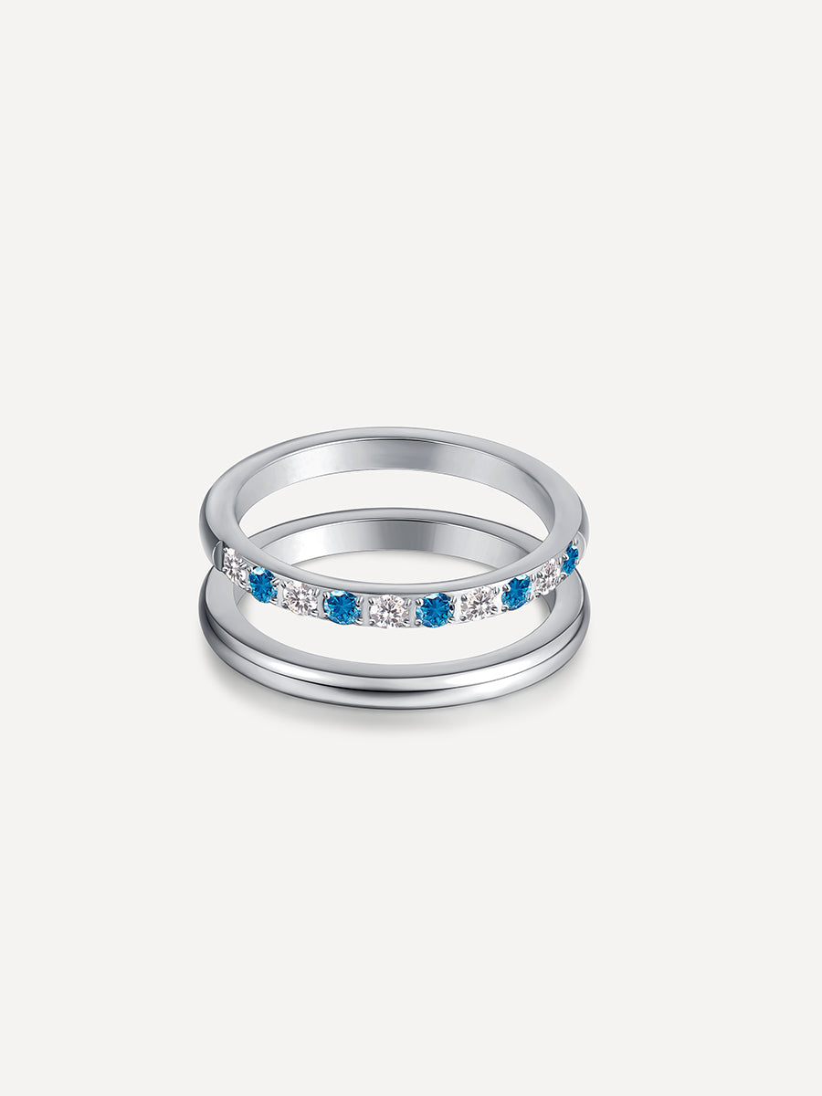 Sea and Sky Horizon Duo Ring