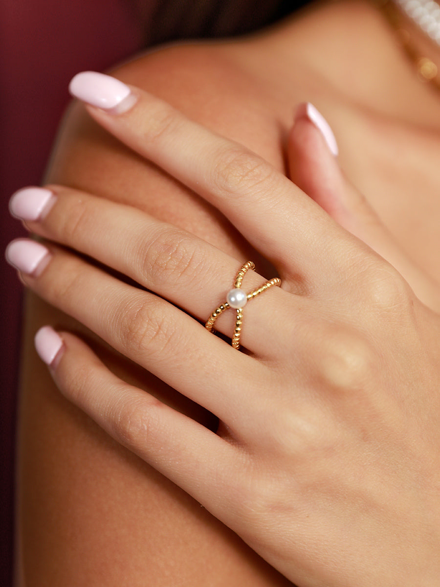 Elegant Pearl Ring