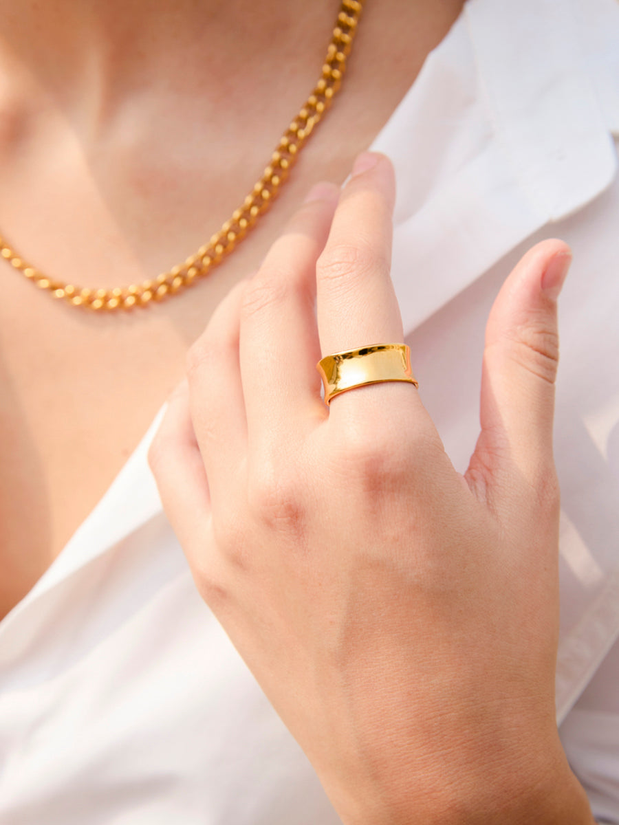 Mirror Arc Ring