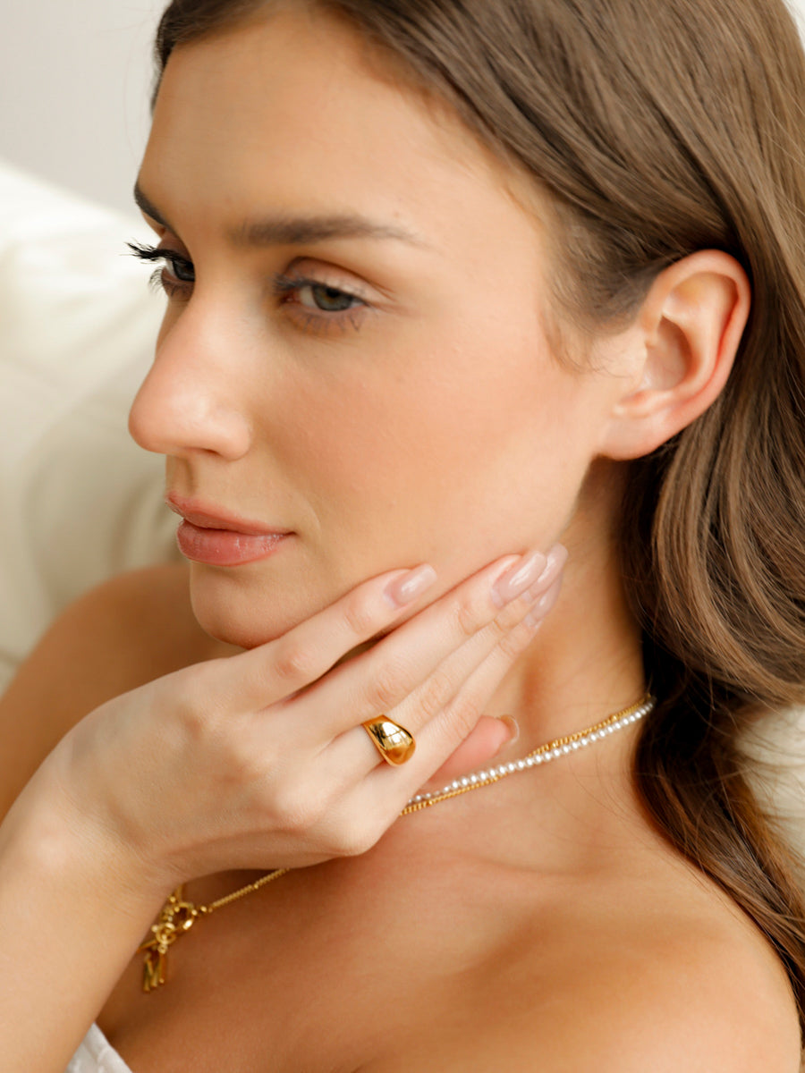 Graceful Dome Ring