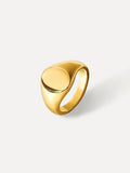 Minimalist Oval Ring