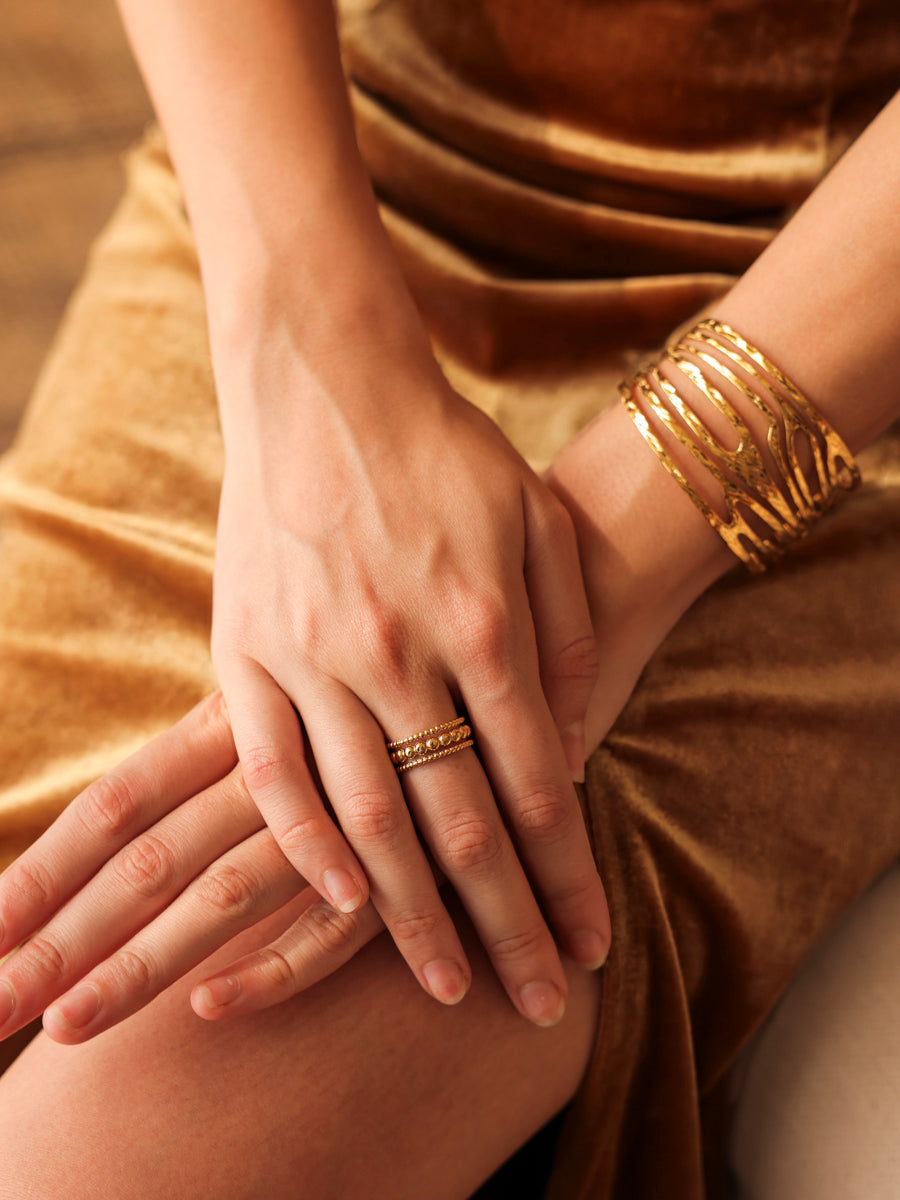 Bead Circle Ring