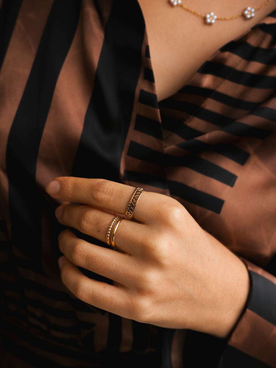 Twilight Beads Ring