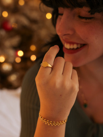 Geometric Shine Ring