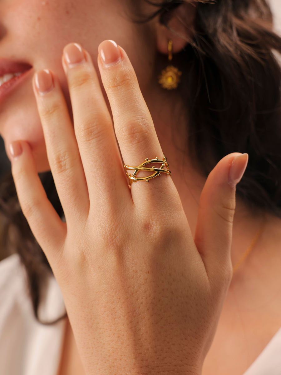 Bold Weave Ring