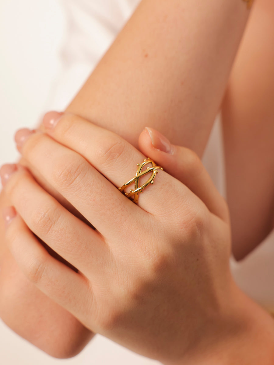Bold Weave Ring