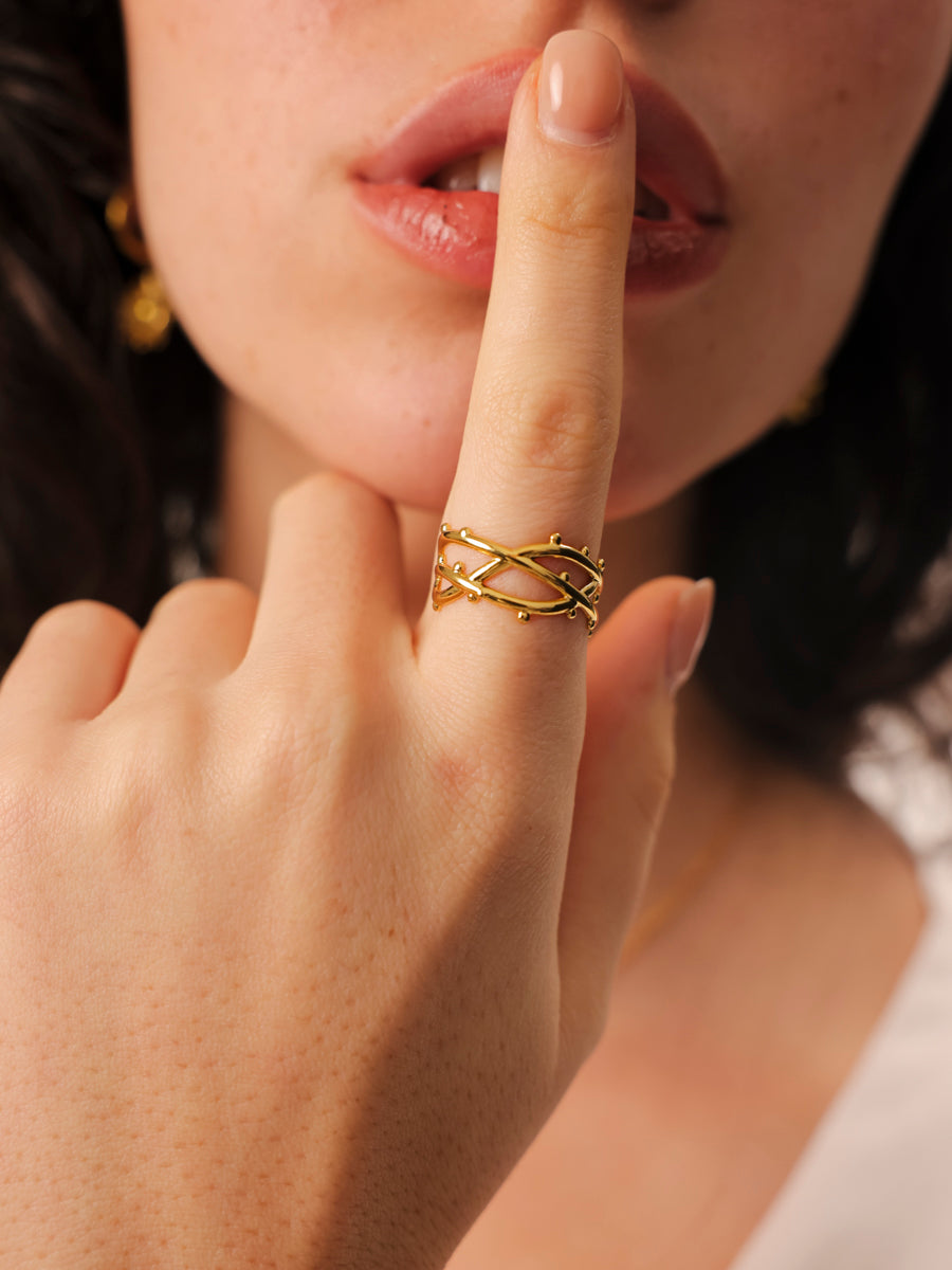 Bold Weave Ring