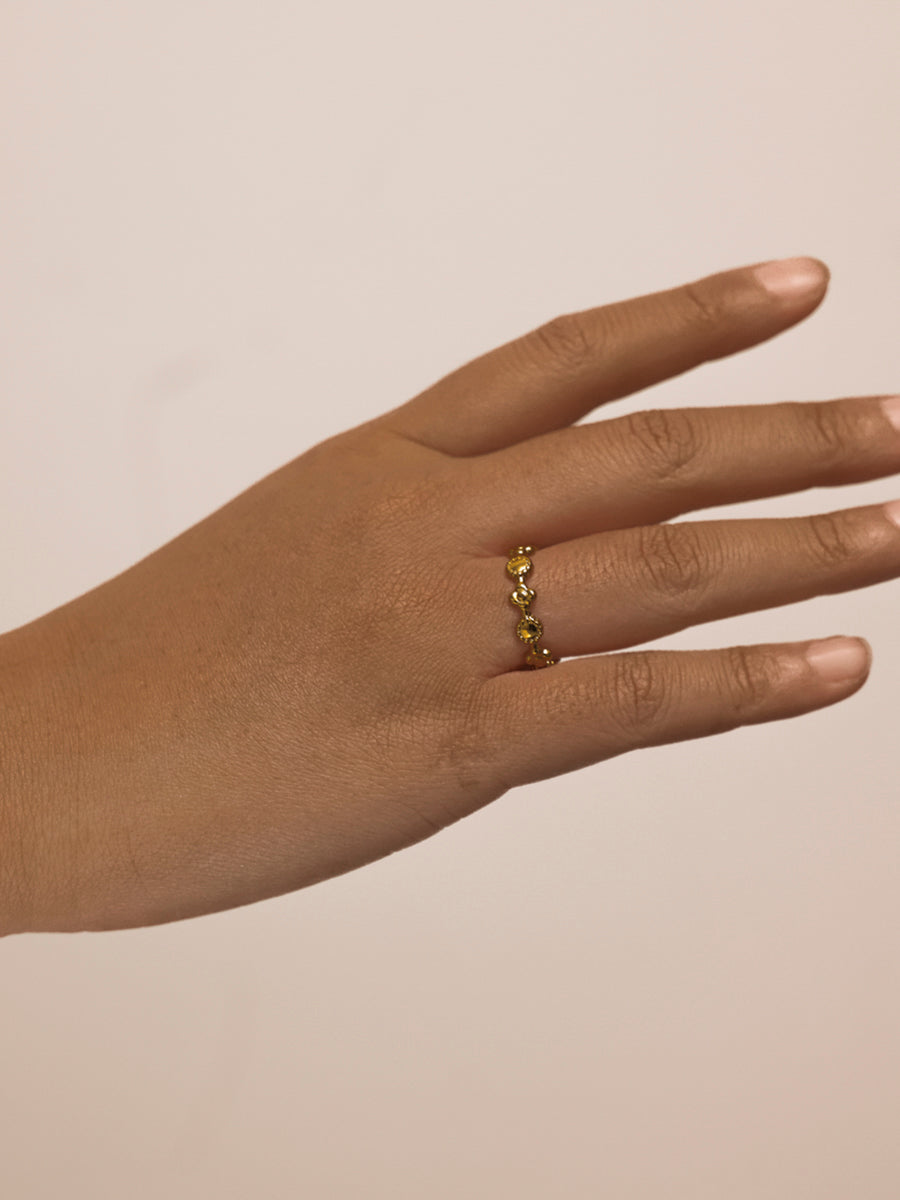 Flower Band Ring