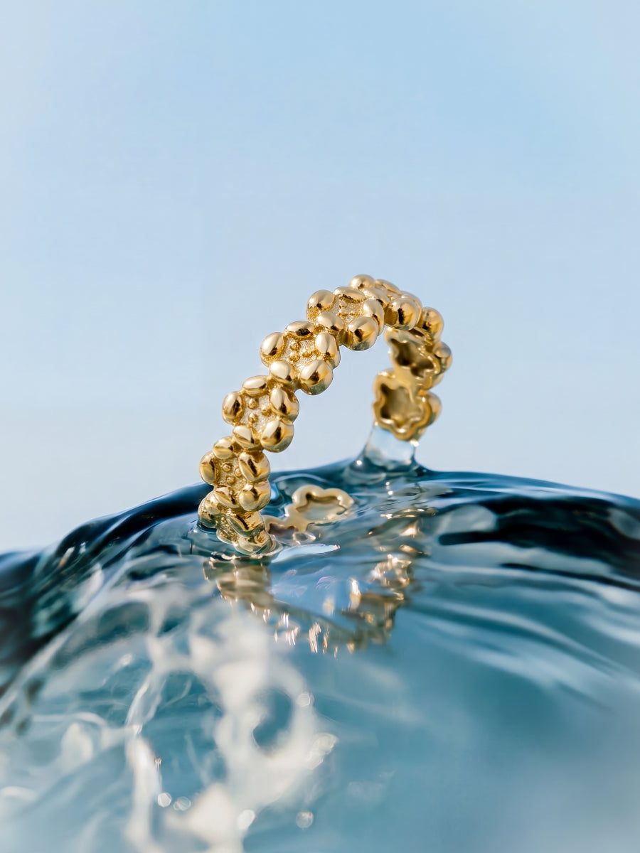 Petal Circle Ring