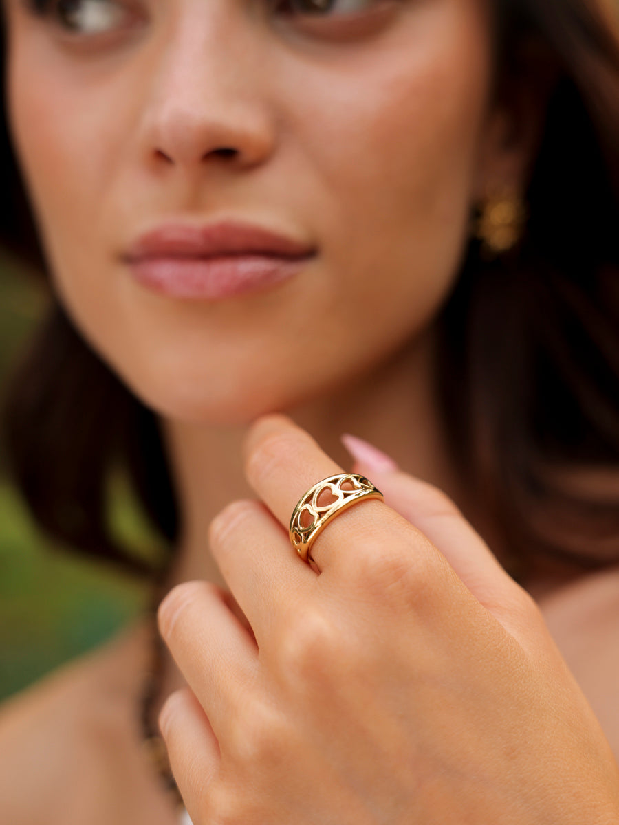 Heart Loop Ring