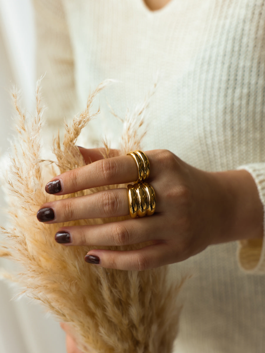 Lunar Loop Ring