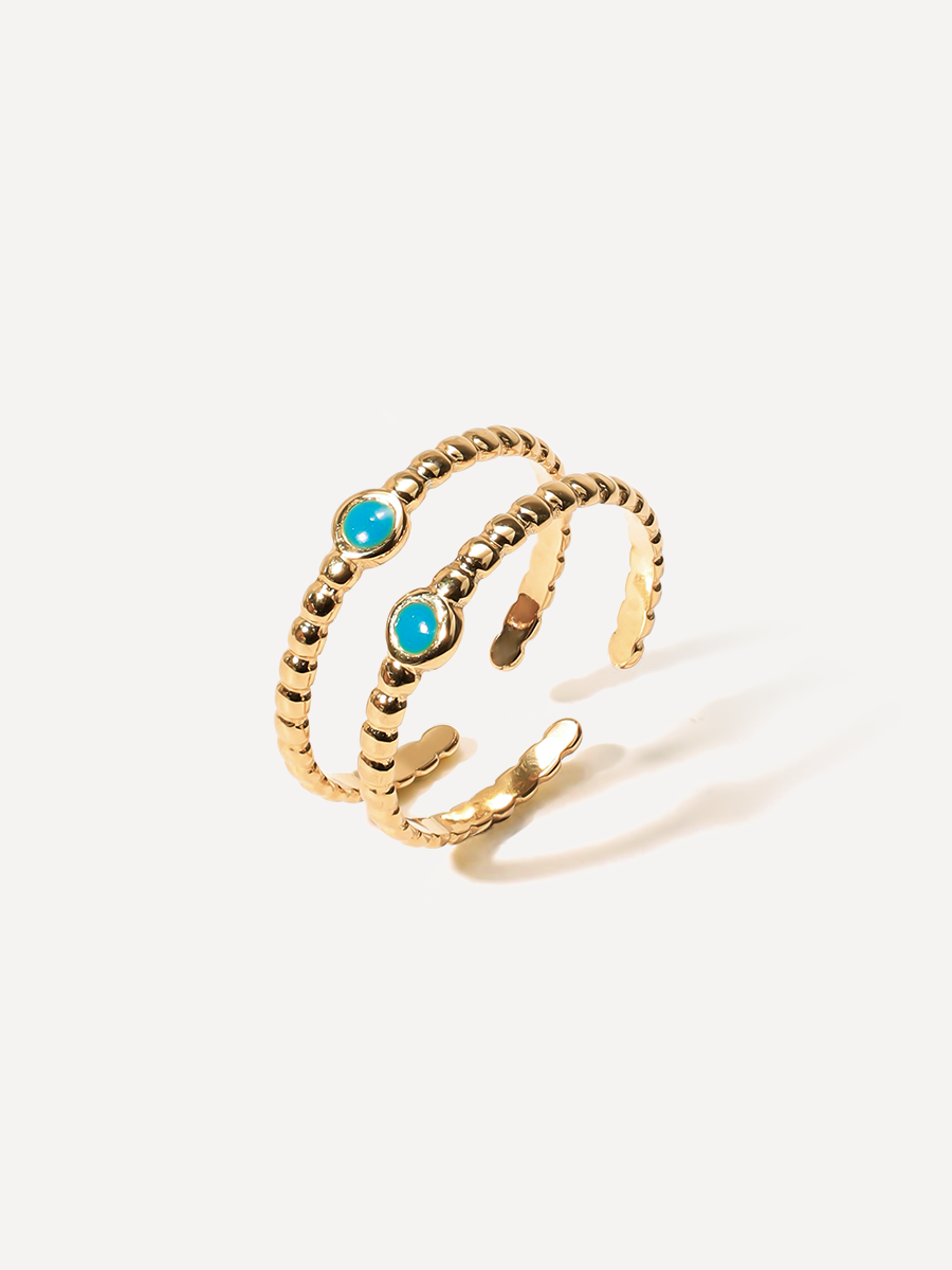 Sunny Bay Ring Set