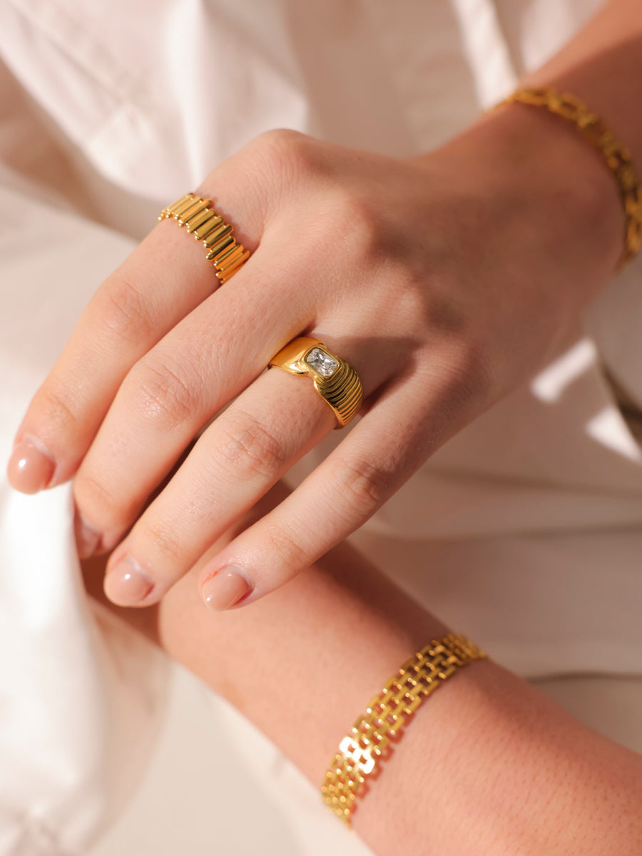 Radiant Sparkle Ring