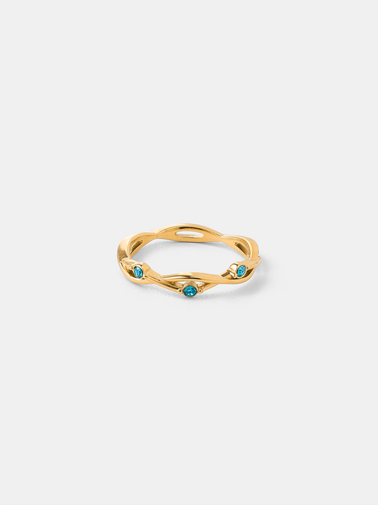 Vivid Azure Ring