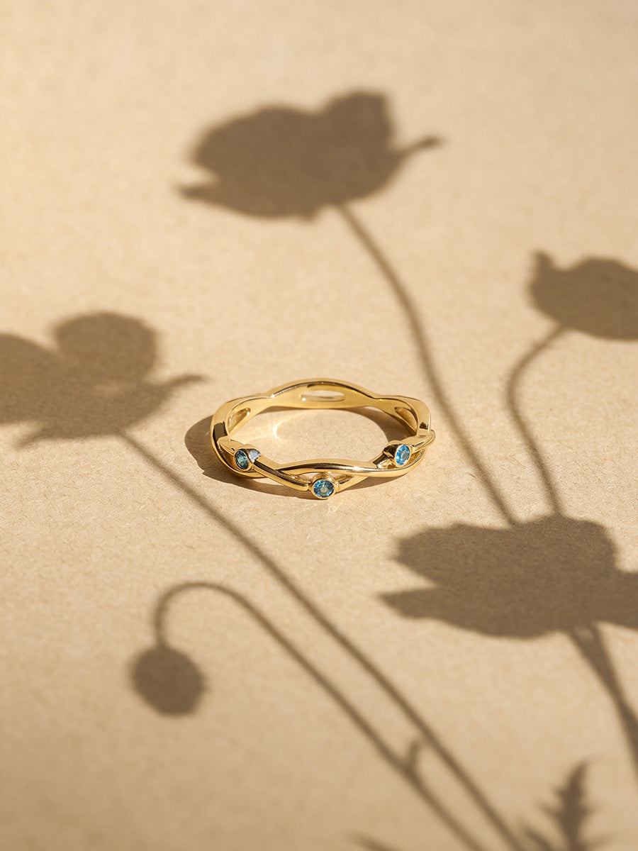Vivid Azure Ring