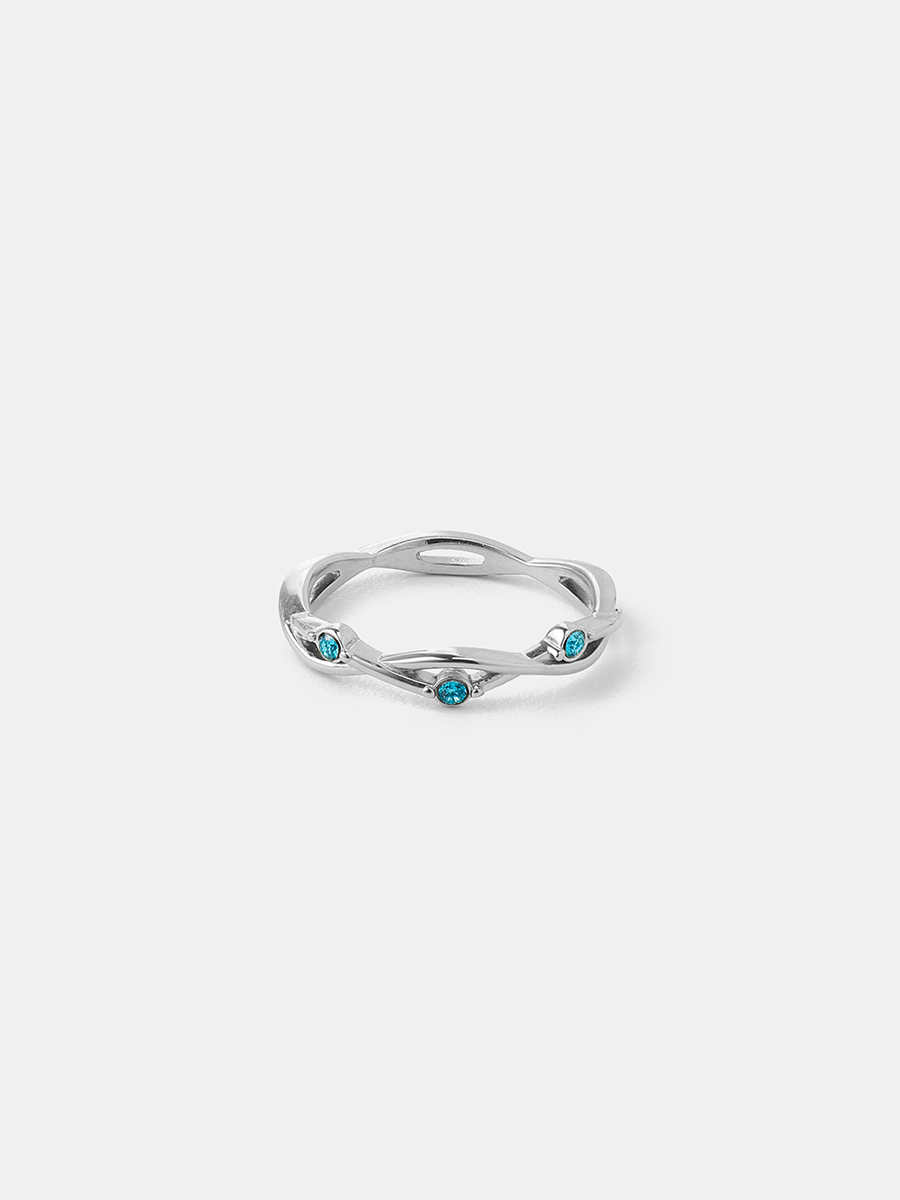 Vivid Azure Ring