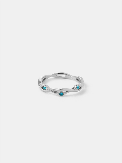 Vivid Azure Ring