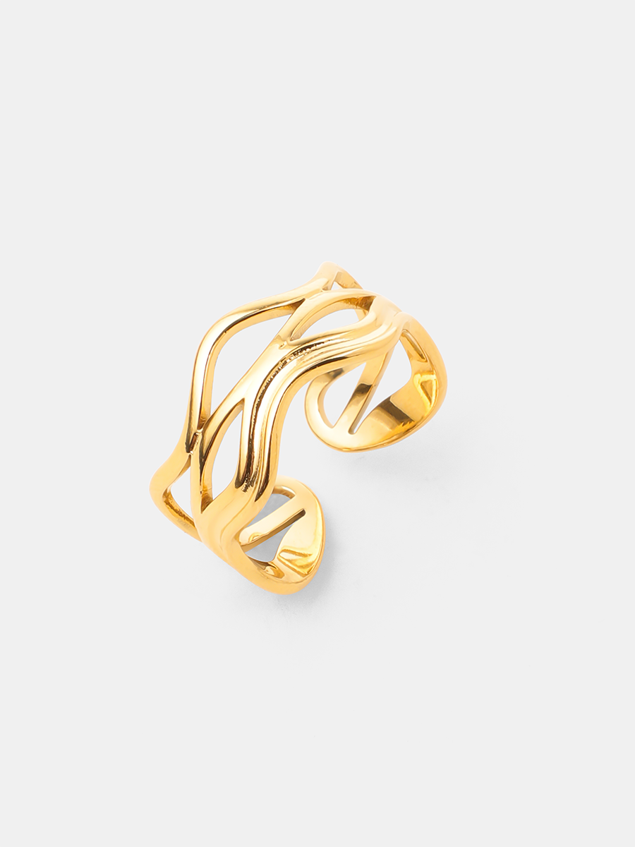 Whispering Wave Ring