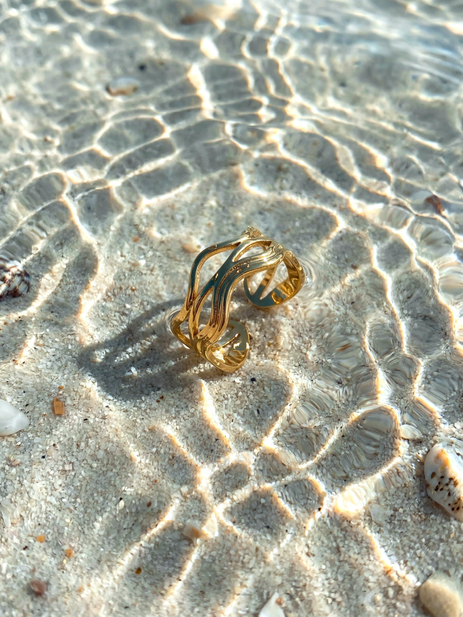 Whispering Wave Ring