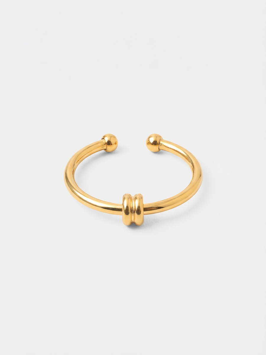 Elegant Duo Loop Ring
