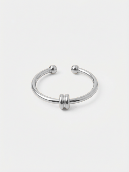 Elegant Duo Loop Ring