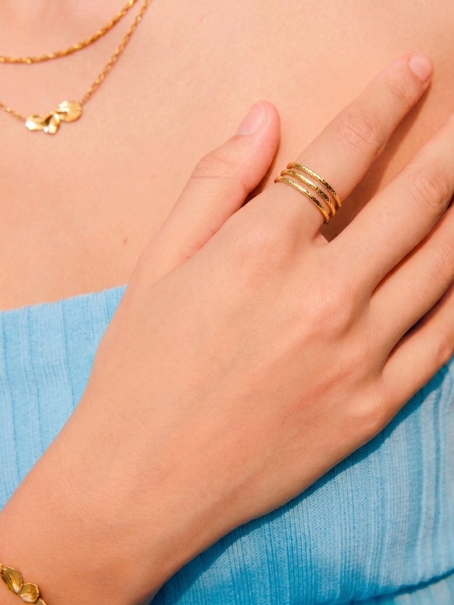 Delicate Trio Ring
