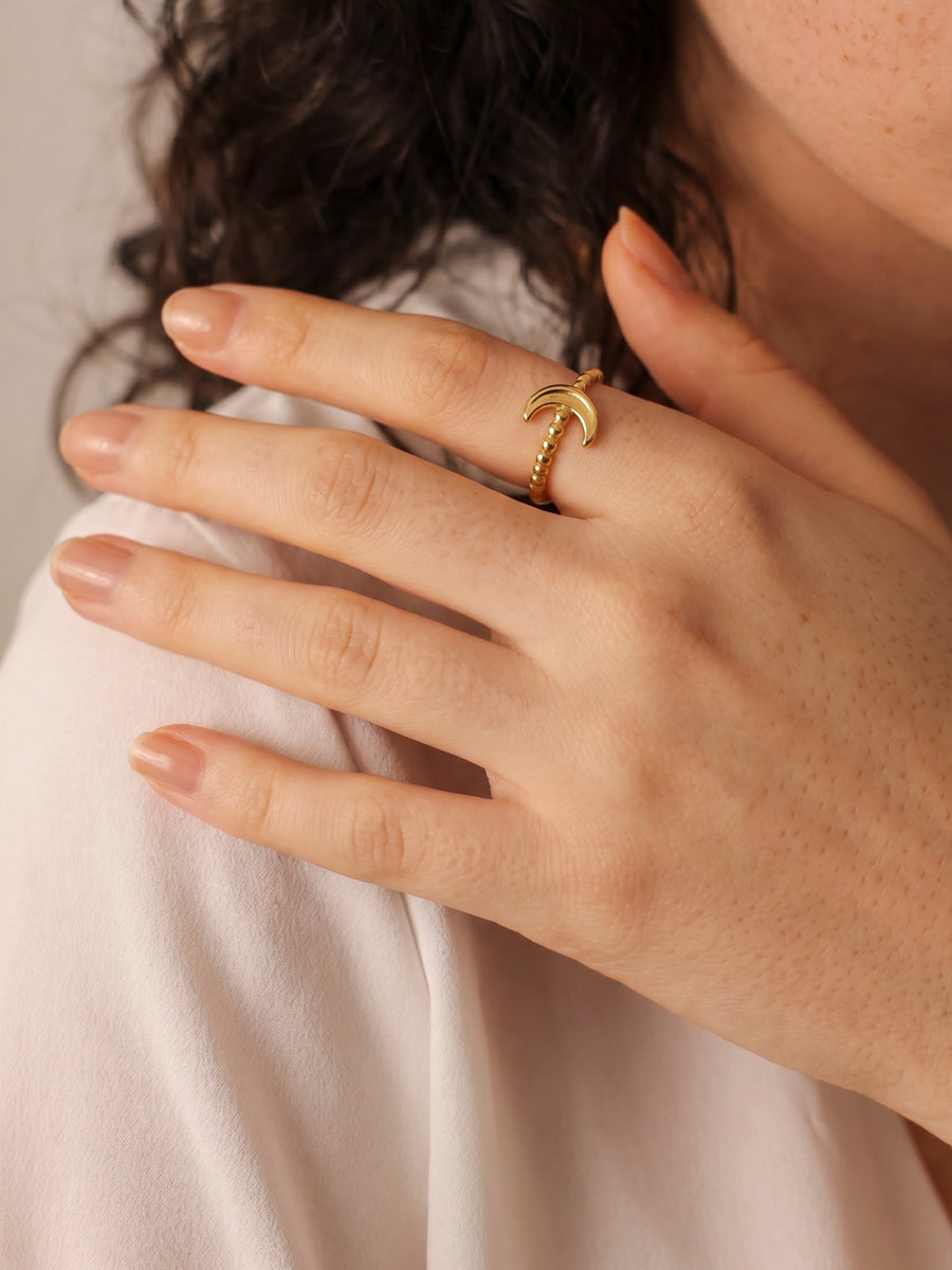 Moon Kiss Ring