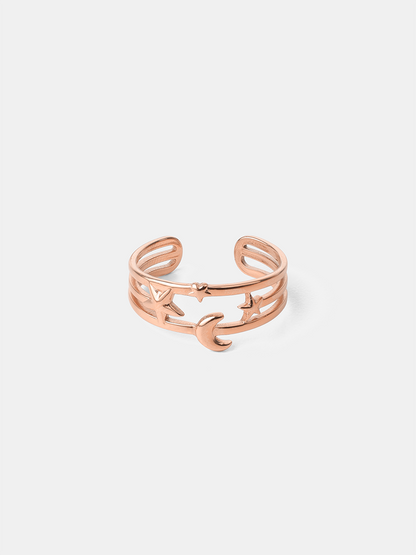 Moonlit Star Ring