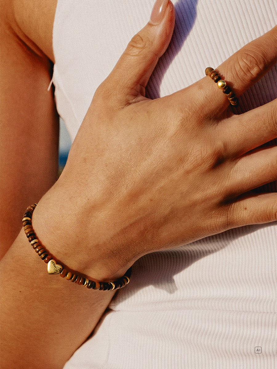 Classic Tiger's Eye Mark Ring
