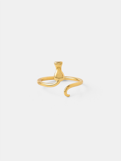 Playful Cat Ring