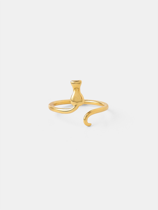 Playful Cat Ring