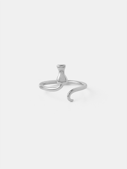 Playful Cat Ring