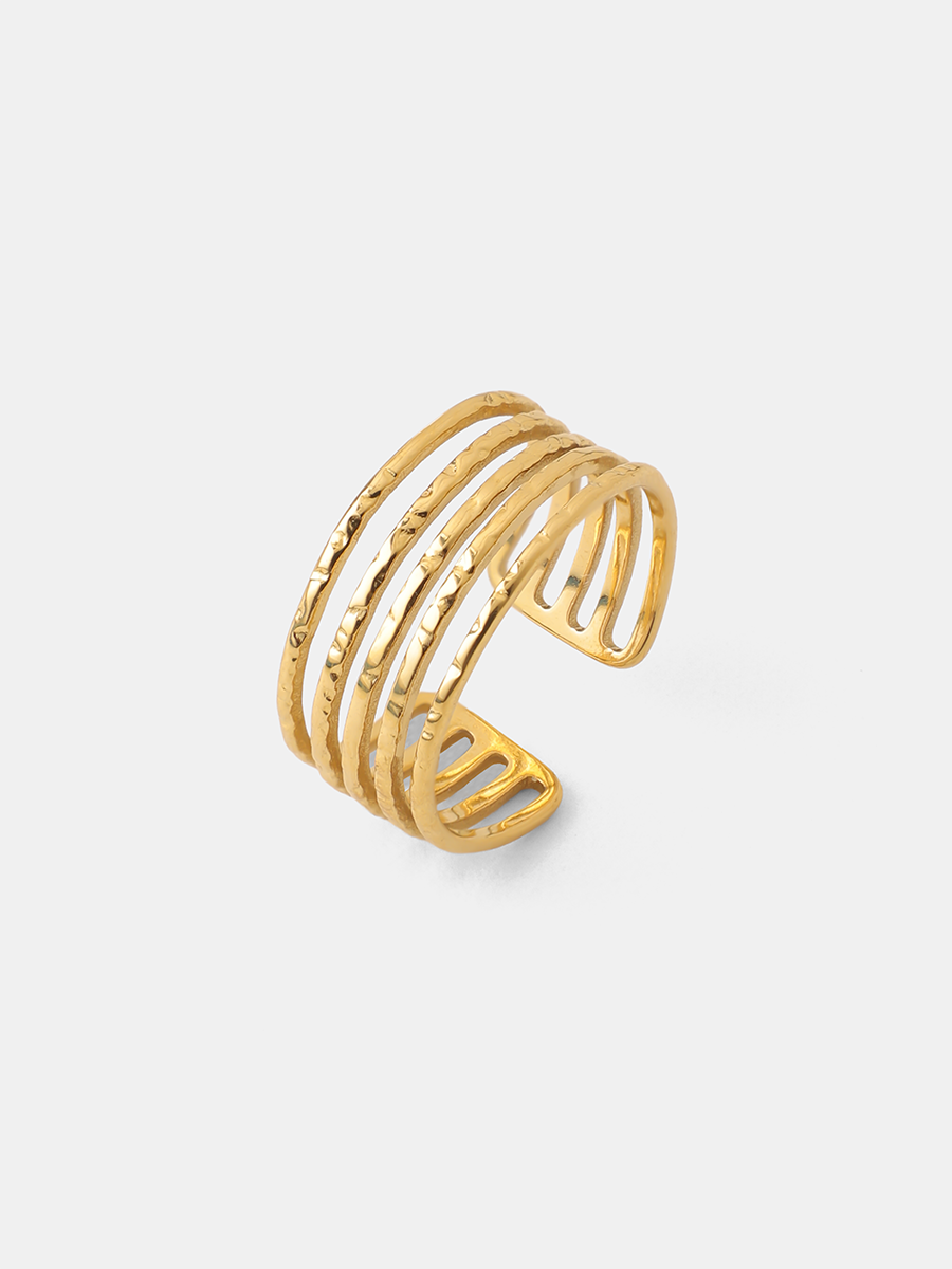 Textured Stack Ring